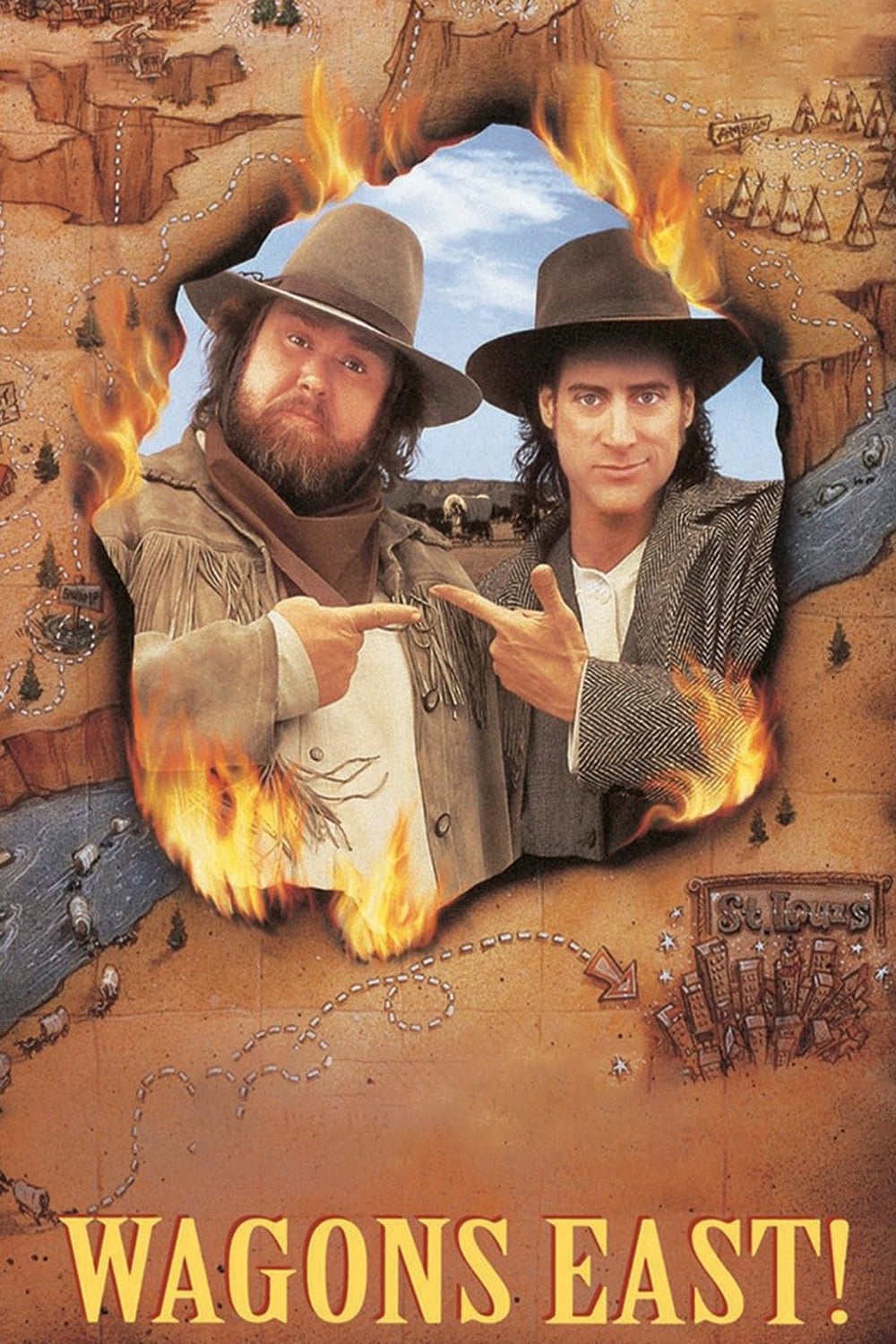 Постер Wagons East!